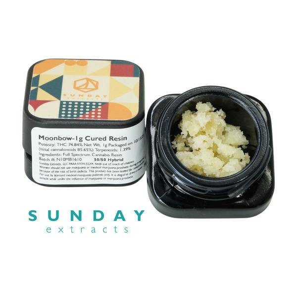 Sunday Moonbow Cured Resin