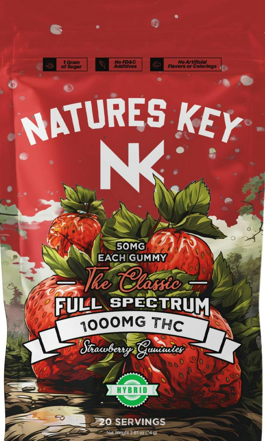 Nature's Key Strawberry Gummies