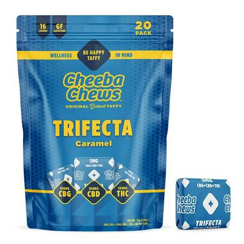Cheeba Chews Trifecta Taffy 1:1:1 CBG:CBD:THC