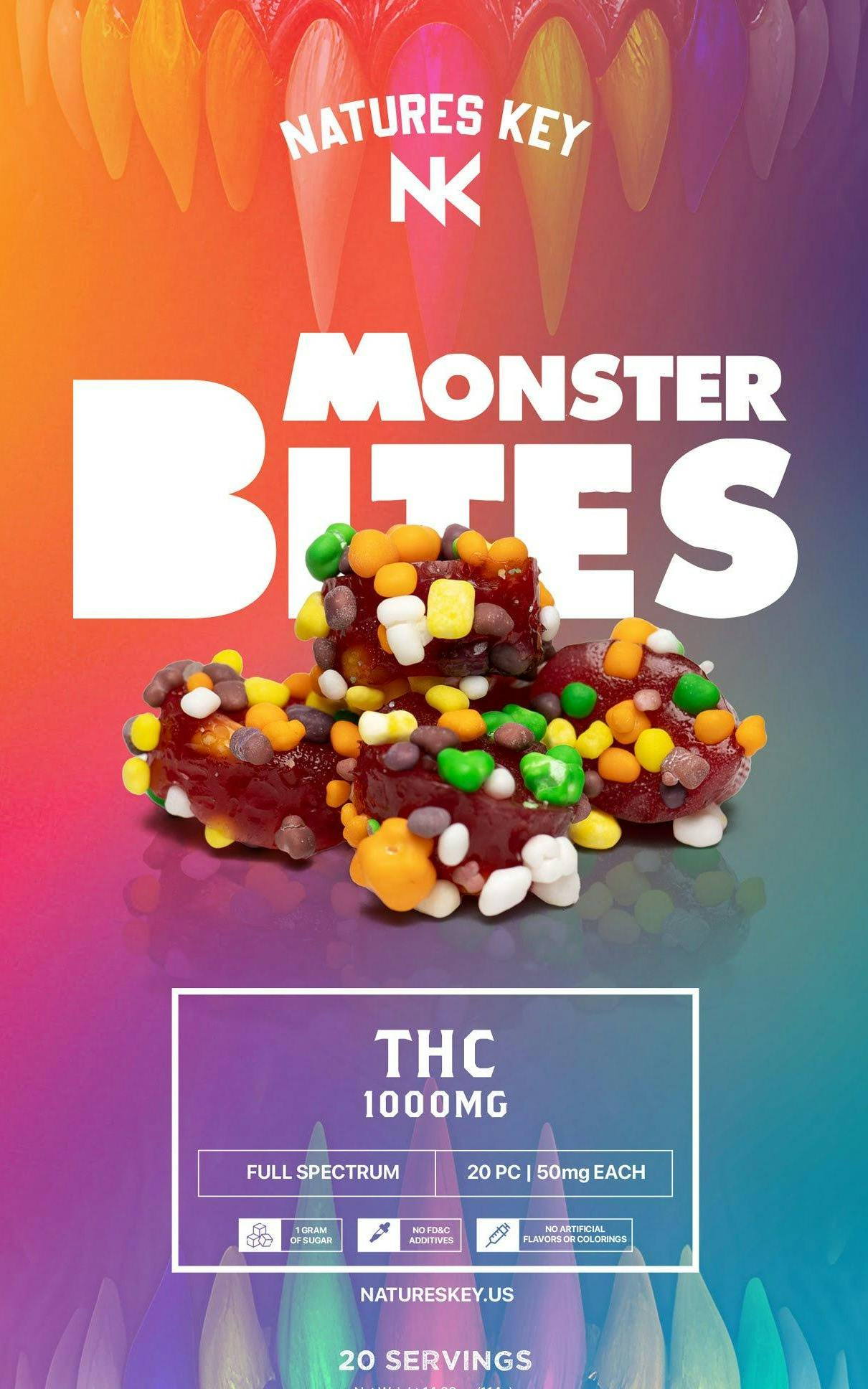 Nature's Key Monster Bites Gummies
