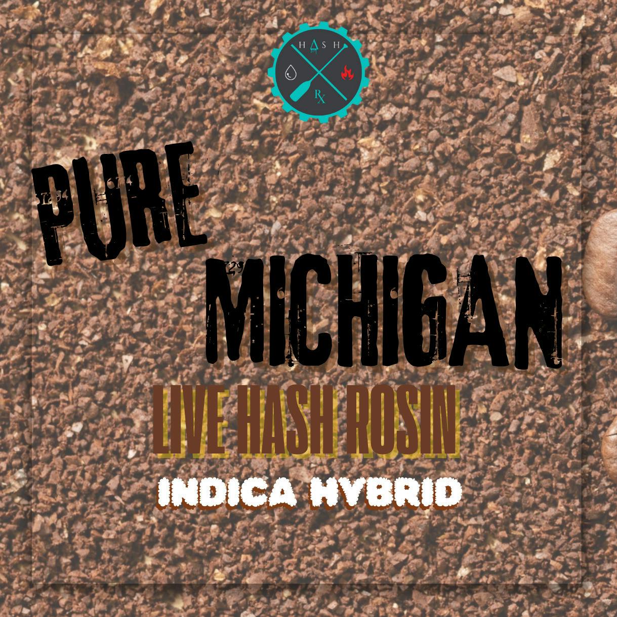 Hash Rx Pure Michigan Live Hash Rosin