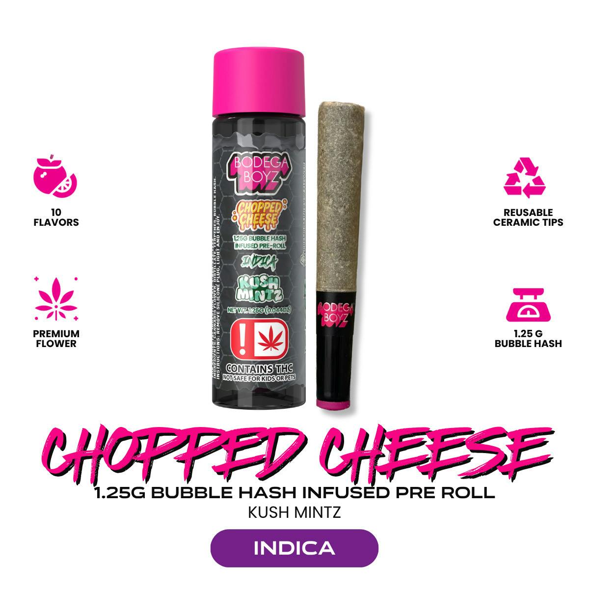 Bodega Boyz Kush Mintz Chopped Cheese Preroll