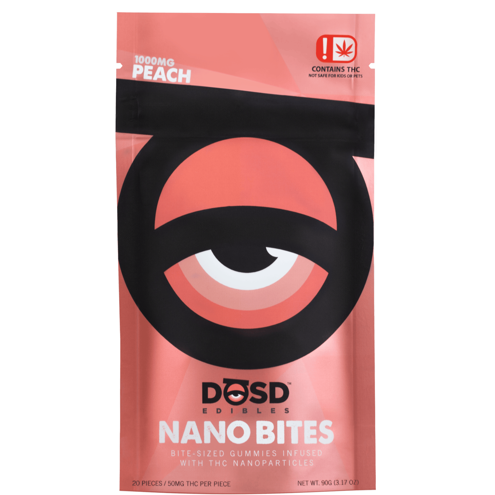 DOSD Peach Sativa Gummies