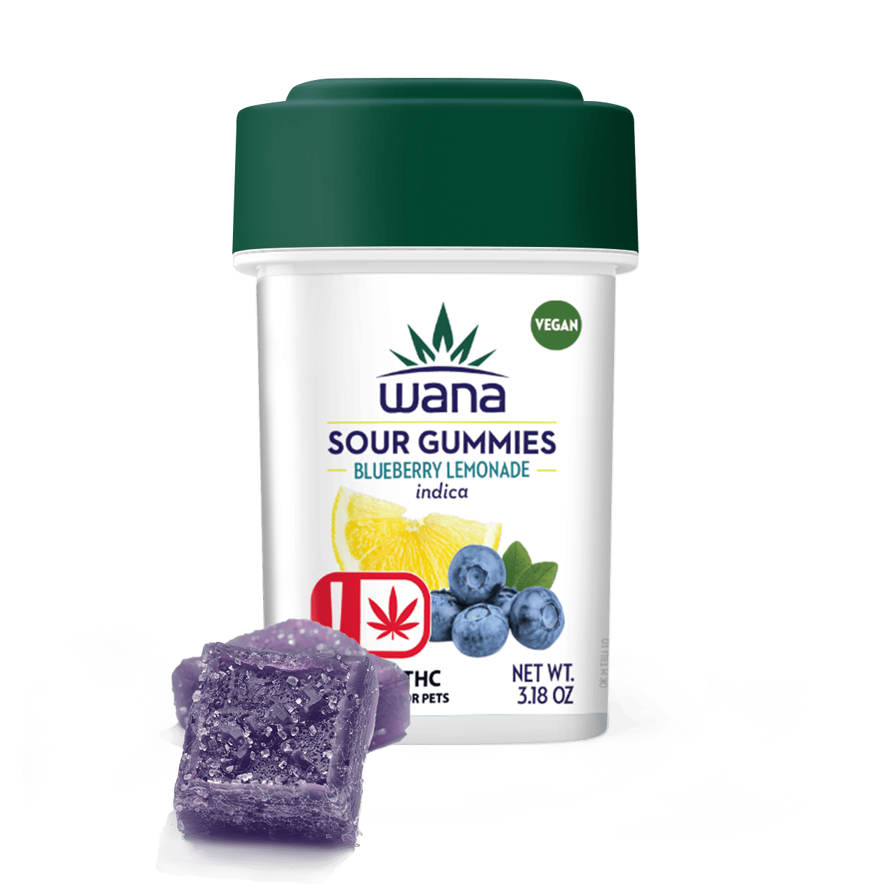 Wana Blueberry Lemonade Gummies