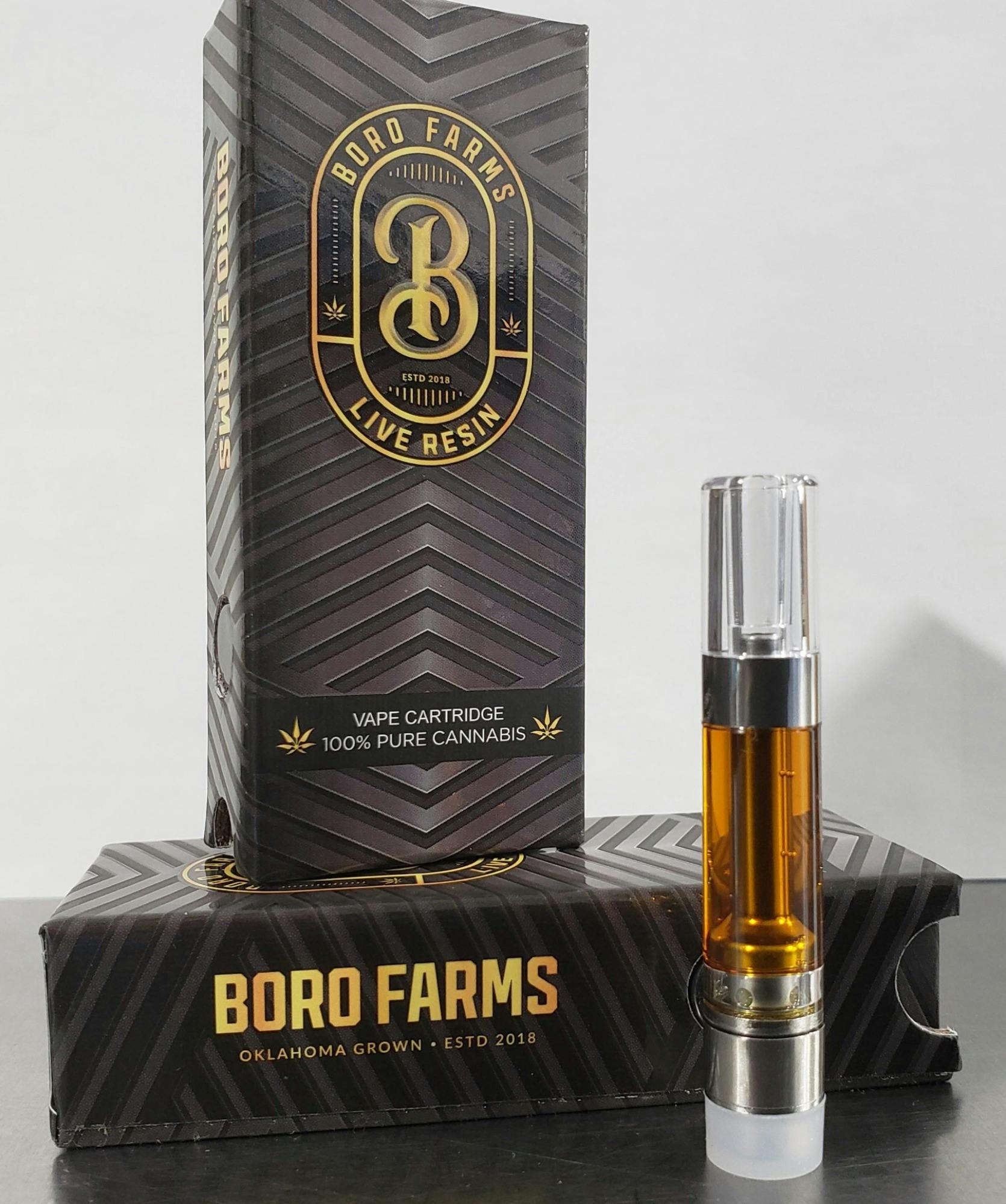 Boro Poddy Mouth Live Resin Cart