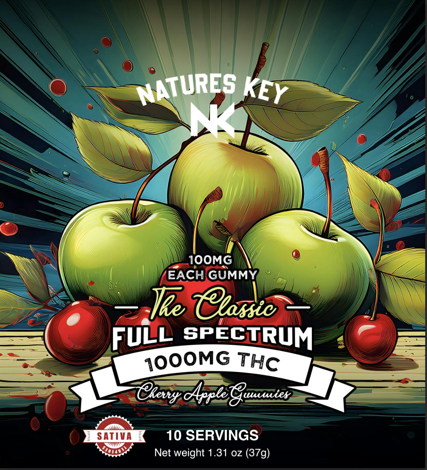 Nature's Key Cherry Apple Gummies