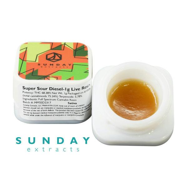 Sunday Super Sour Diesel Live Resin