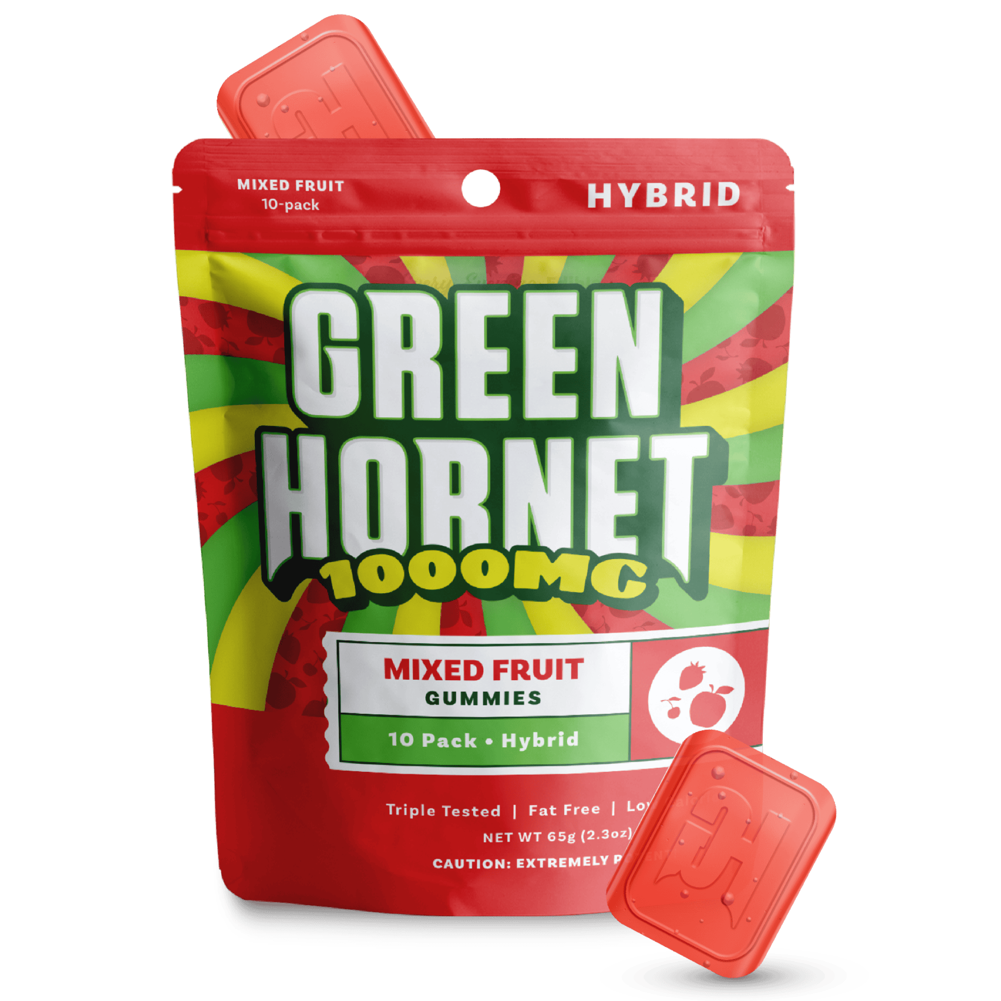 Green Hornet Mixed Fruit Gummies