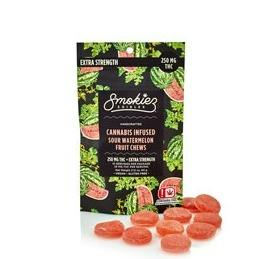 Smokiez Sour Watermelon Hybrid Gummies