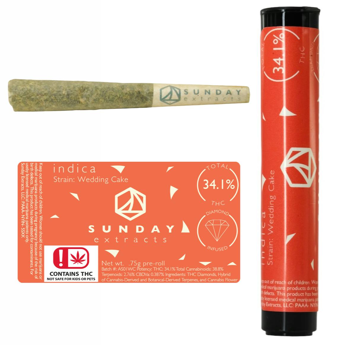 Sunday Forbidden Fruit Diamond Infused Preroll