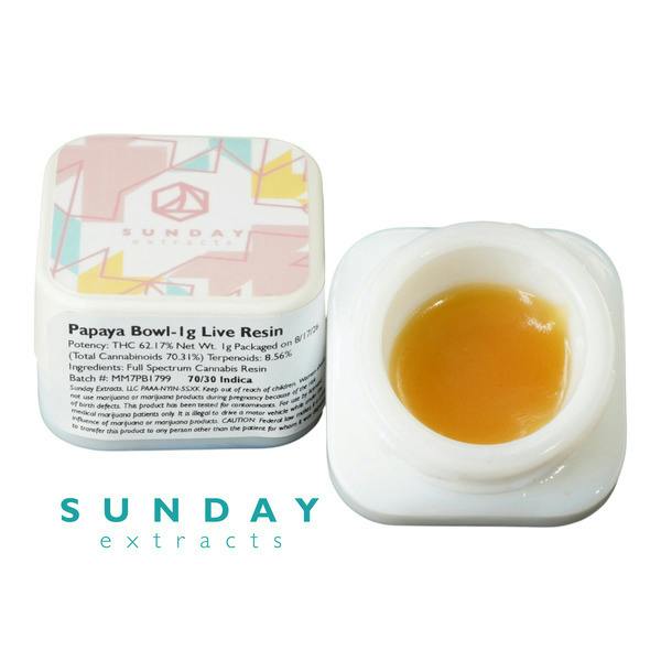 Sunday Papaya Bowl Live Resin
