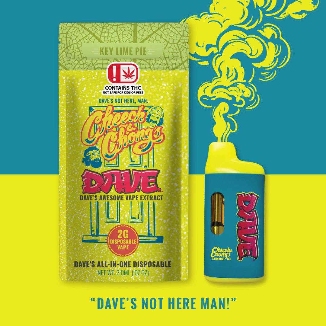 Cheech & Chong Key Lime Pie D.A.V.E Disposable
