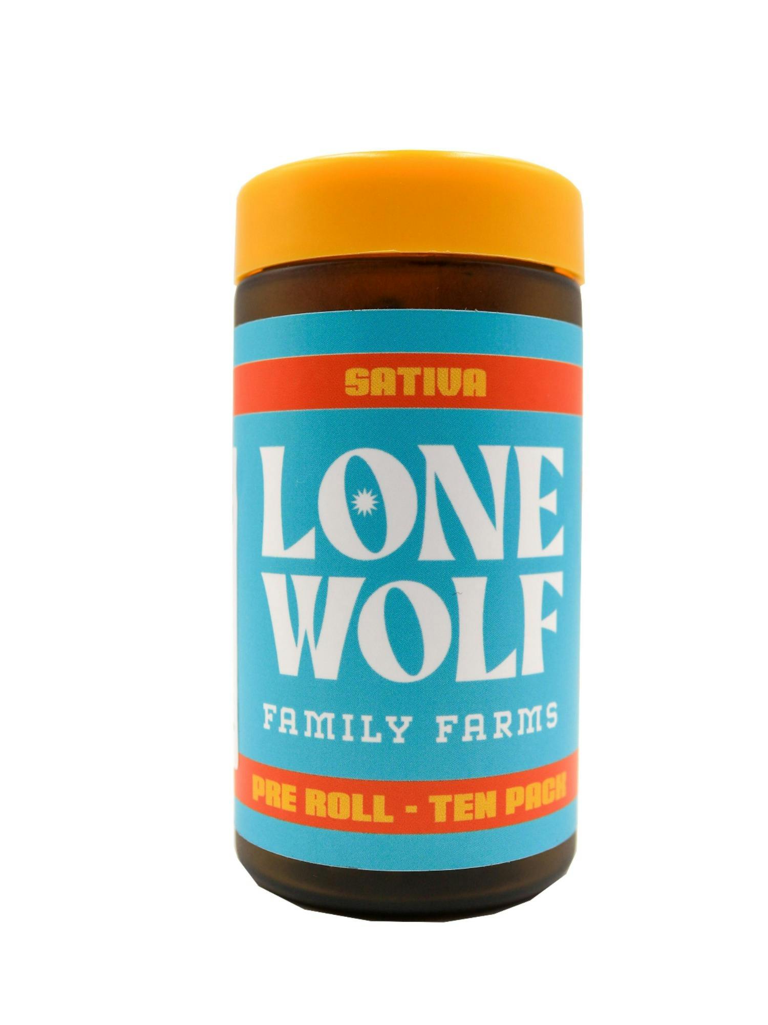 Lone Wolf Farms Green Crack Preroll 10pk