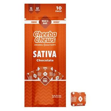 Cheeba Chews Chocolate Sativa Taffy