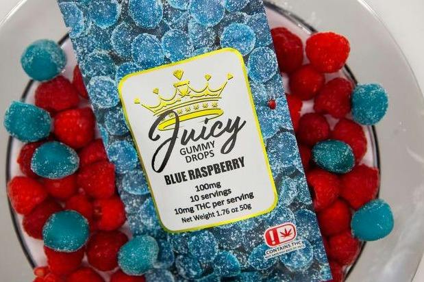 Juicy Blue Raspberry Gummies