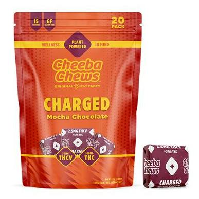 Cheeba Chews Mocha Chocolate Energy Taffy 2:1