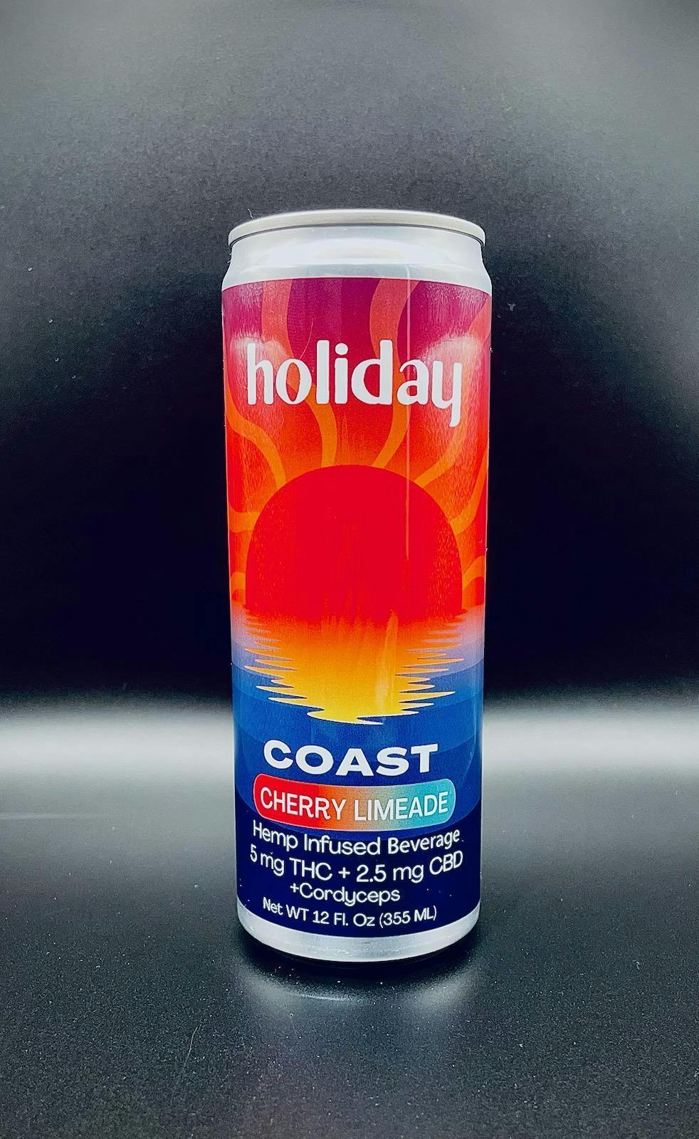 Holiday Coast (Cherry Limeade) Hemp-Infused Beverage