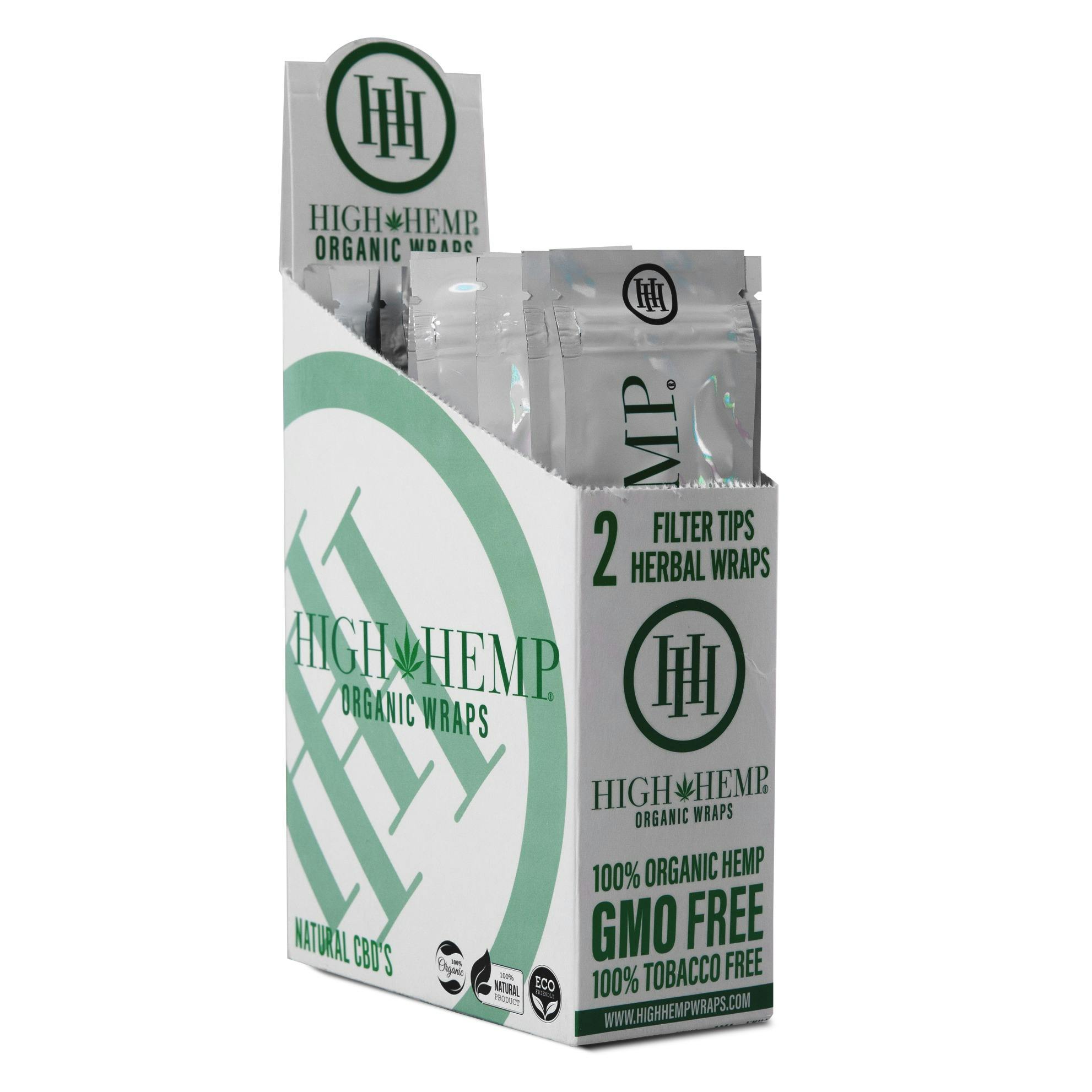 High Hemp Organic Wraps 2pk