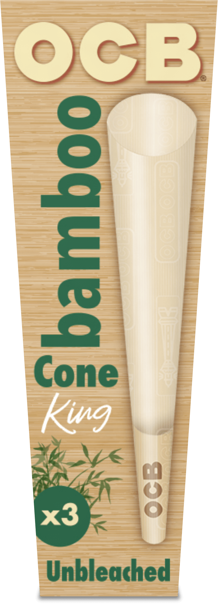 3 Pack King Size Bamboo Cones