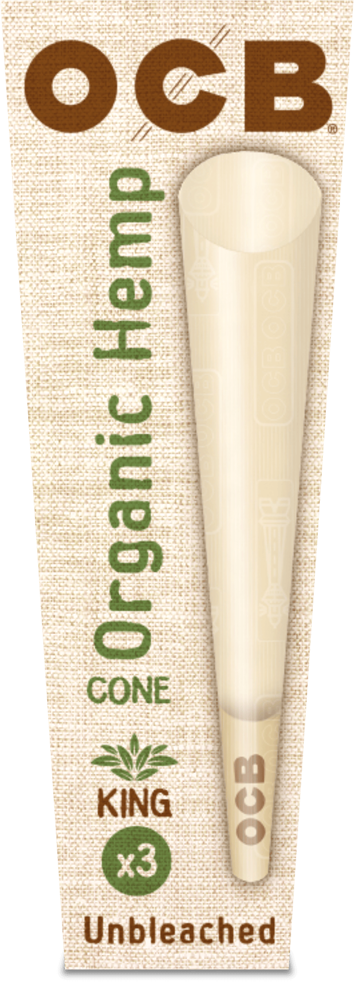 3 Pack King Size Organic Hemp Cones
