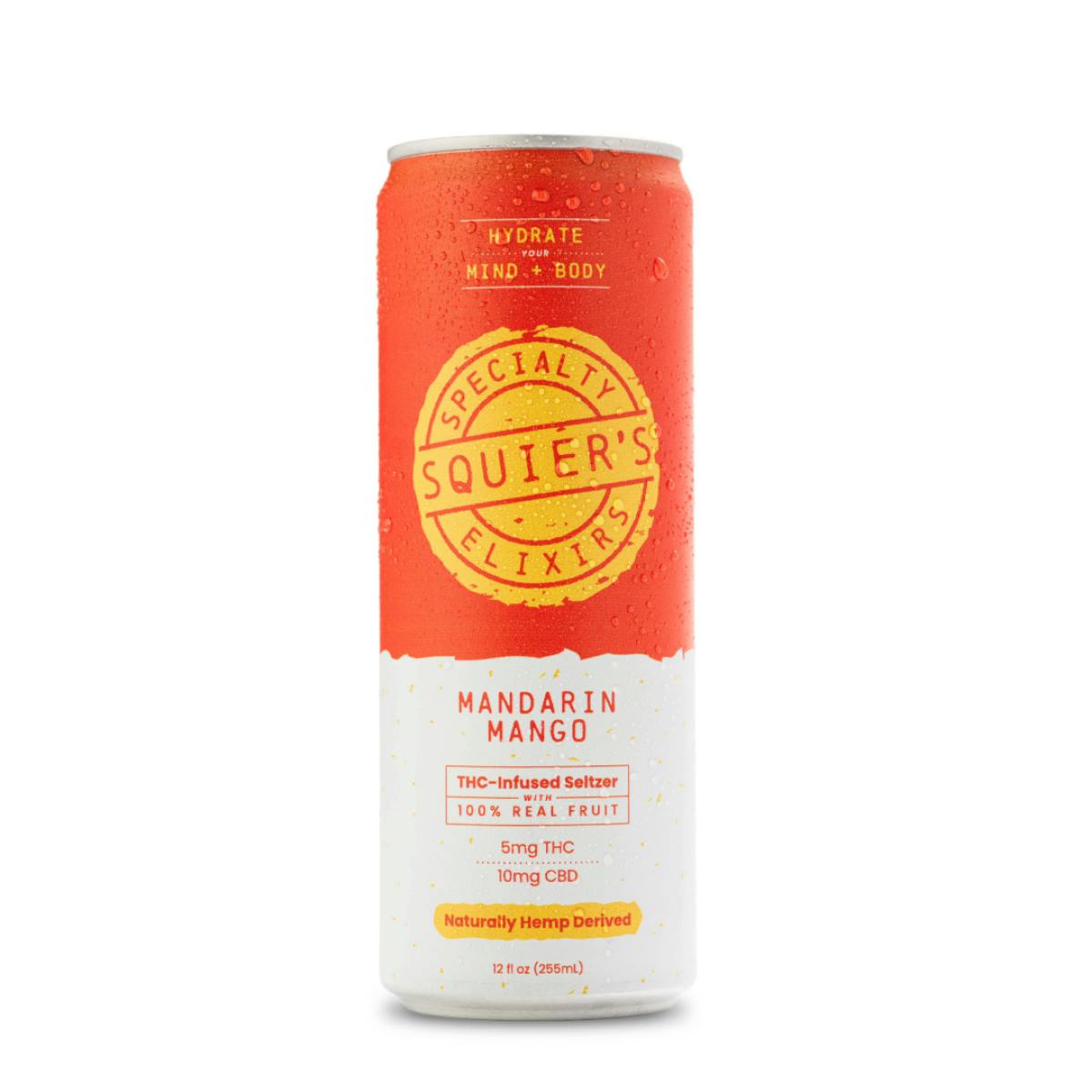 Mandarin Mango Seltzer 5mg THC: 10mg CBD