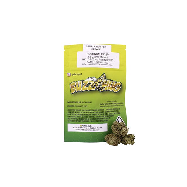 BUZZ NUG: PLATINUM: BUZZ NUG: PLATINUM OG 3.5G