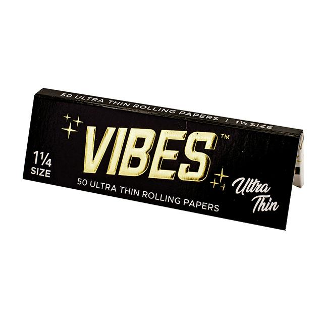 VIBES: 1 1/4 ULTRA THIN ROLLING PAPERS 50 PACK
