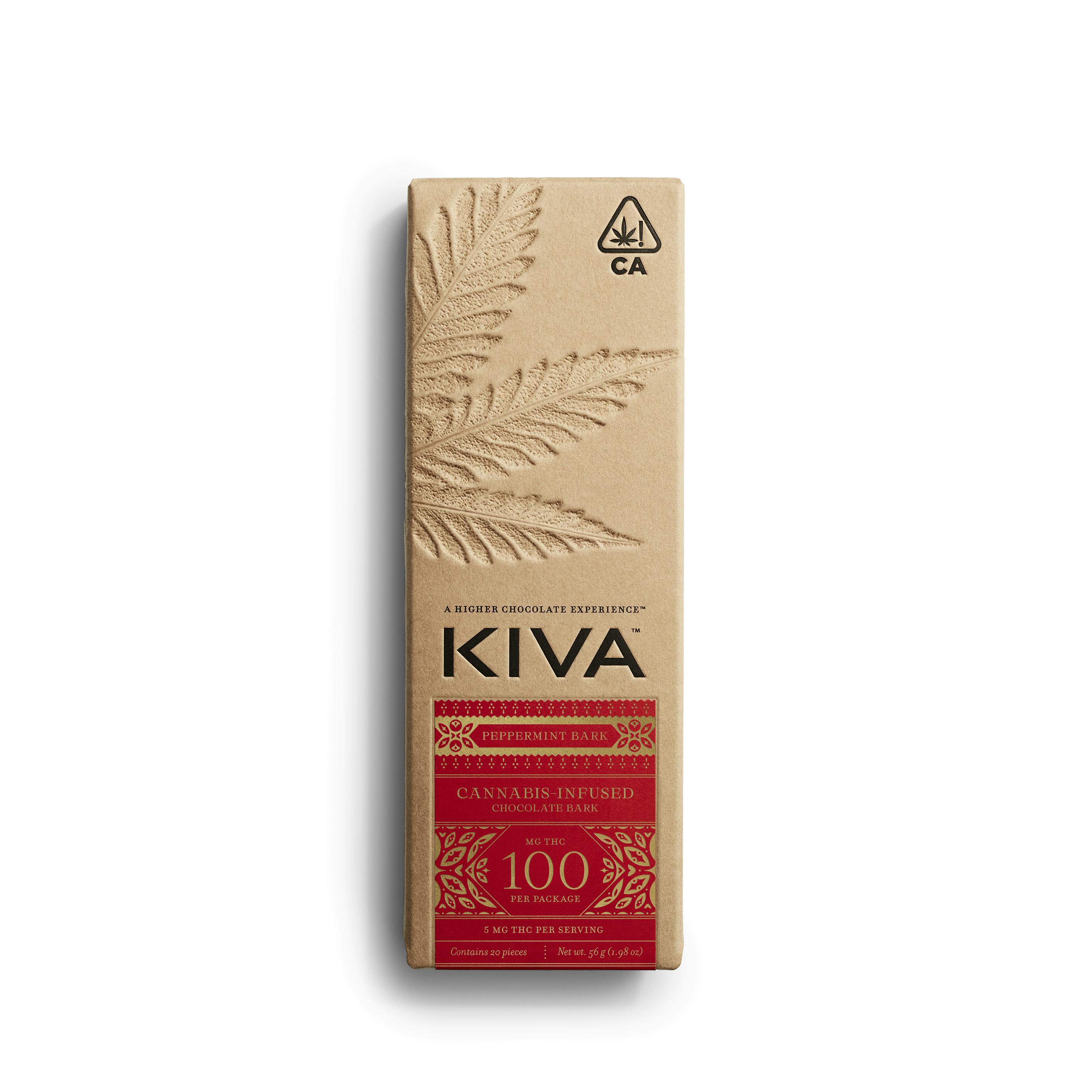 KIVA: PEPPERMINT BARK 100MG
