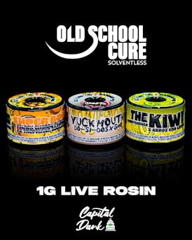 Kiwi - 1g Old School Cure Rosin