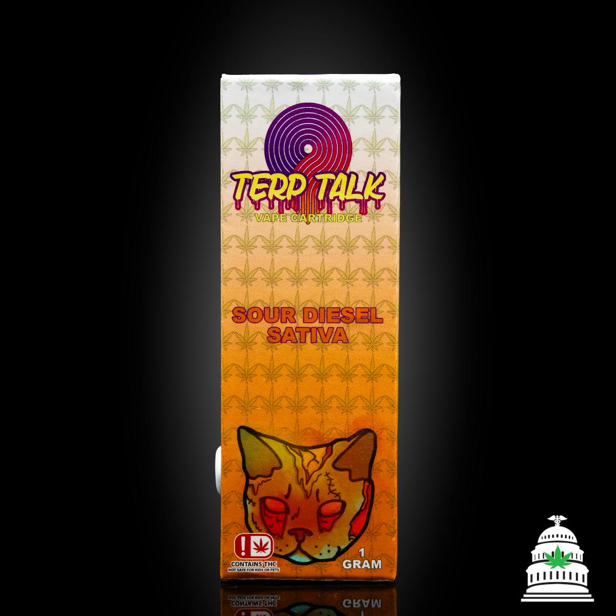 Sour Diesel - 1g Terp Talk Cart