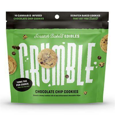Crumble | Chocolate Chip Cookies - 100 mg - 10 Pack