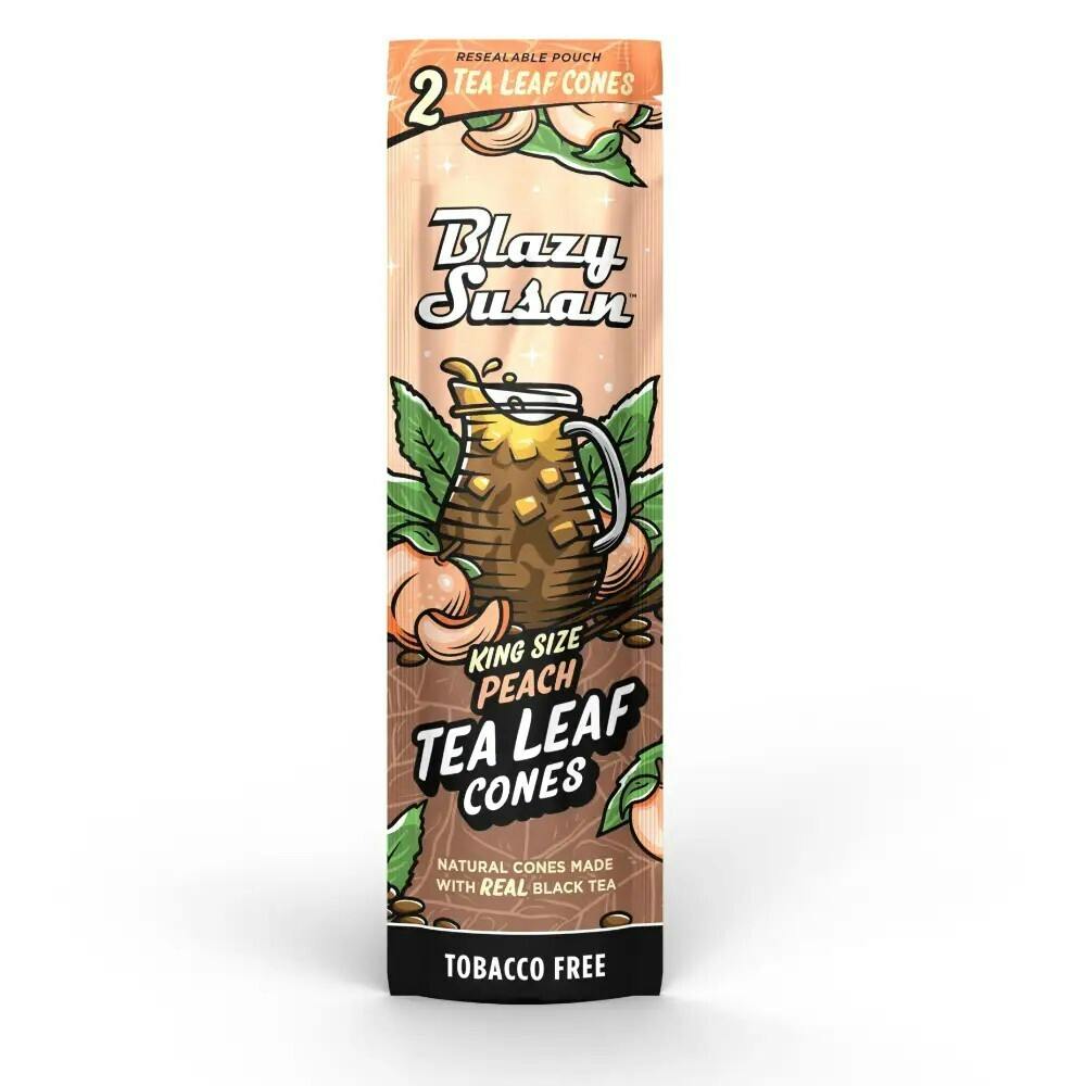 Blazy Susan | Peach Tea Leaf King Size Cones - One Size - 2 Pack