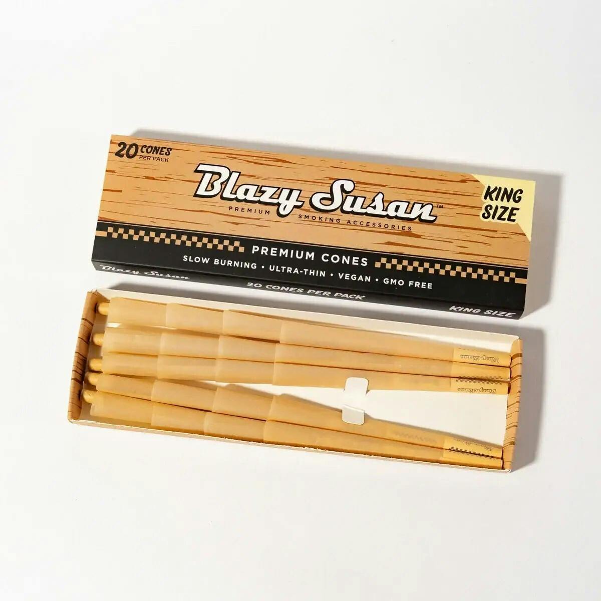 Blazy Susan | 1.25" Unbleached Cones - Large - 20 Pack