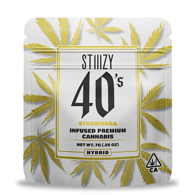 STRAWNANA 7G INFUSED 40'S PREMIUM CANNABIS