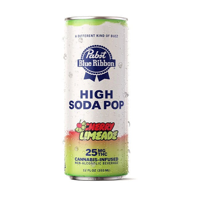 Cherry Limeade 25Mg Infused Soda 12Oz