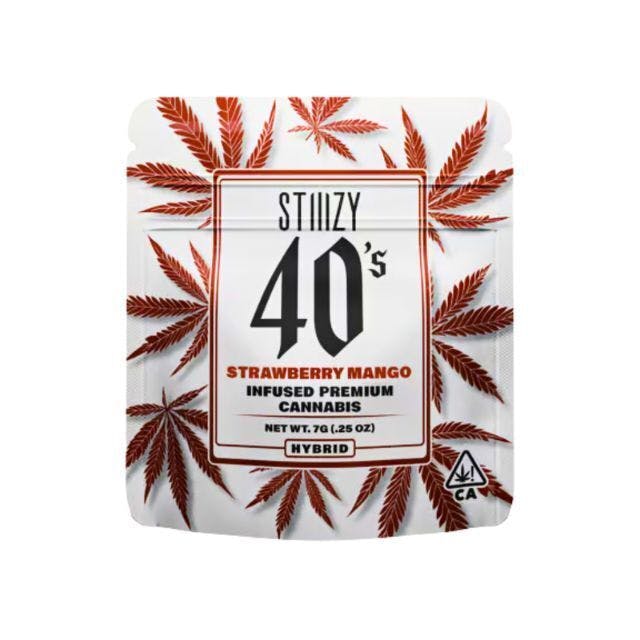 STRAWBERRY MANGO 7G INFUSED 40'S PREMIUM FLOWER
