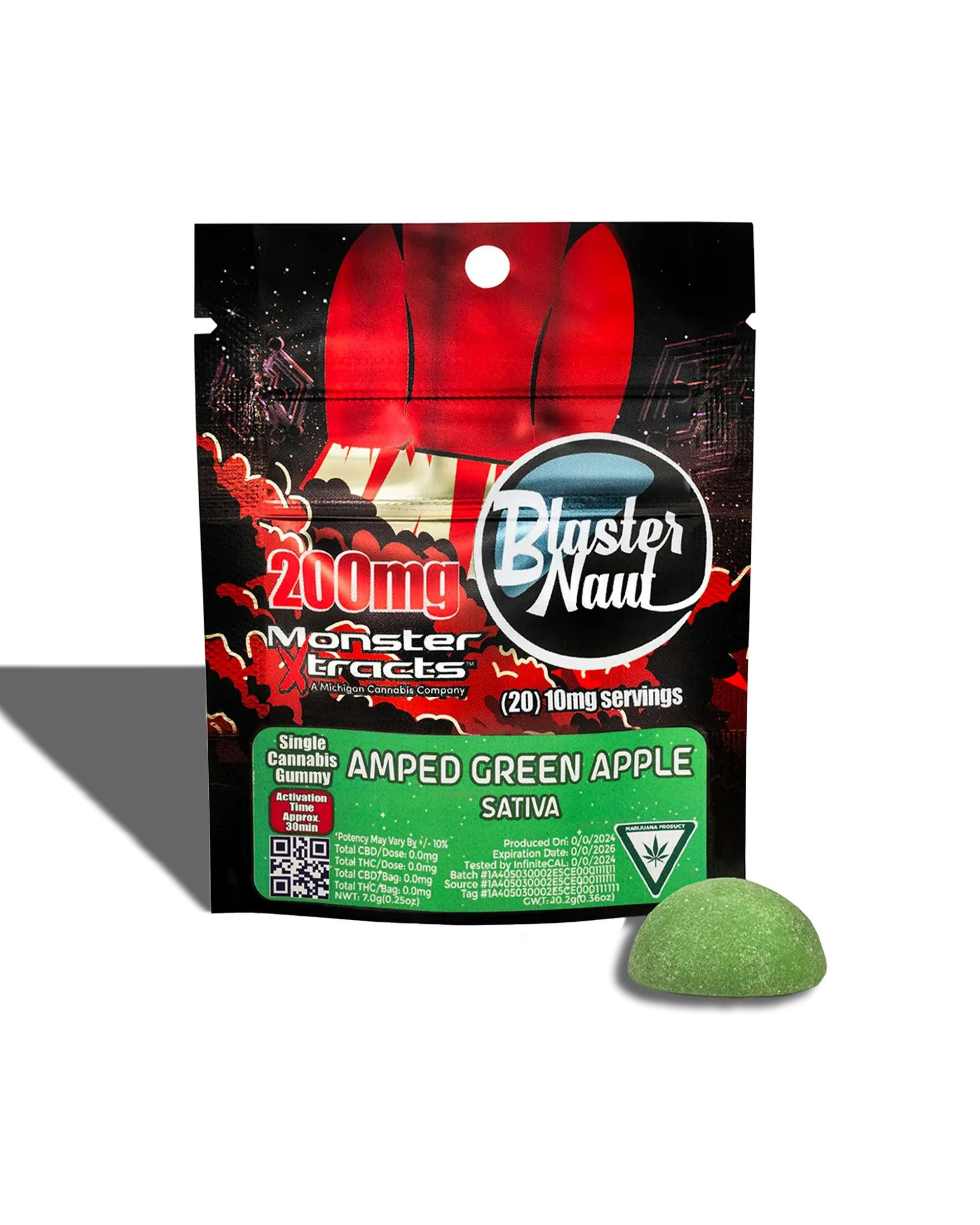 Amped Green Apple Gummy