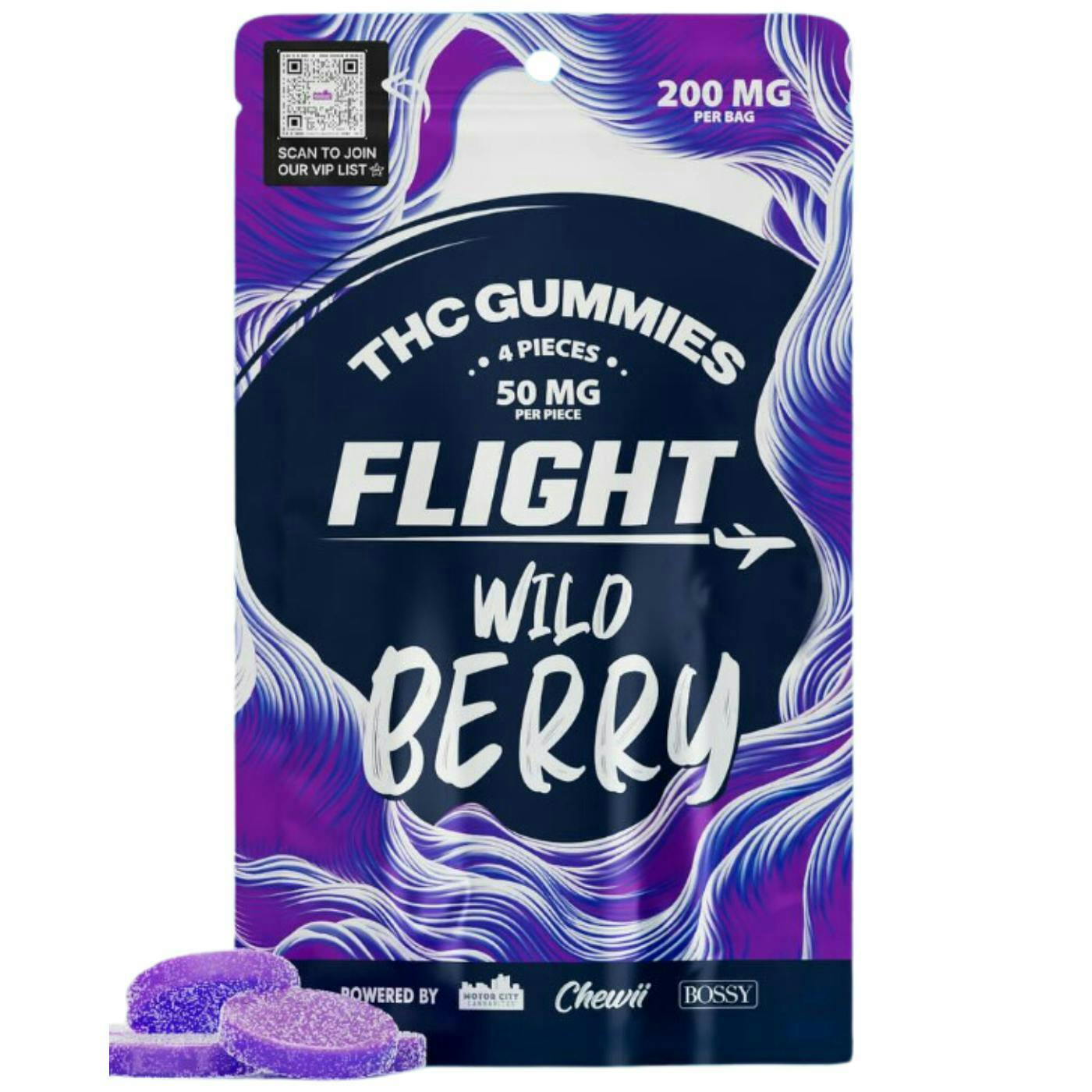 Flight - Wild Berry Gummies 200mg