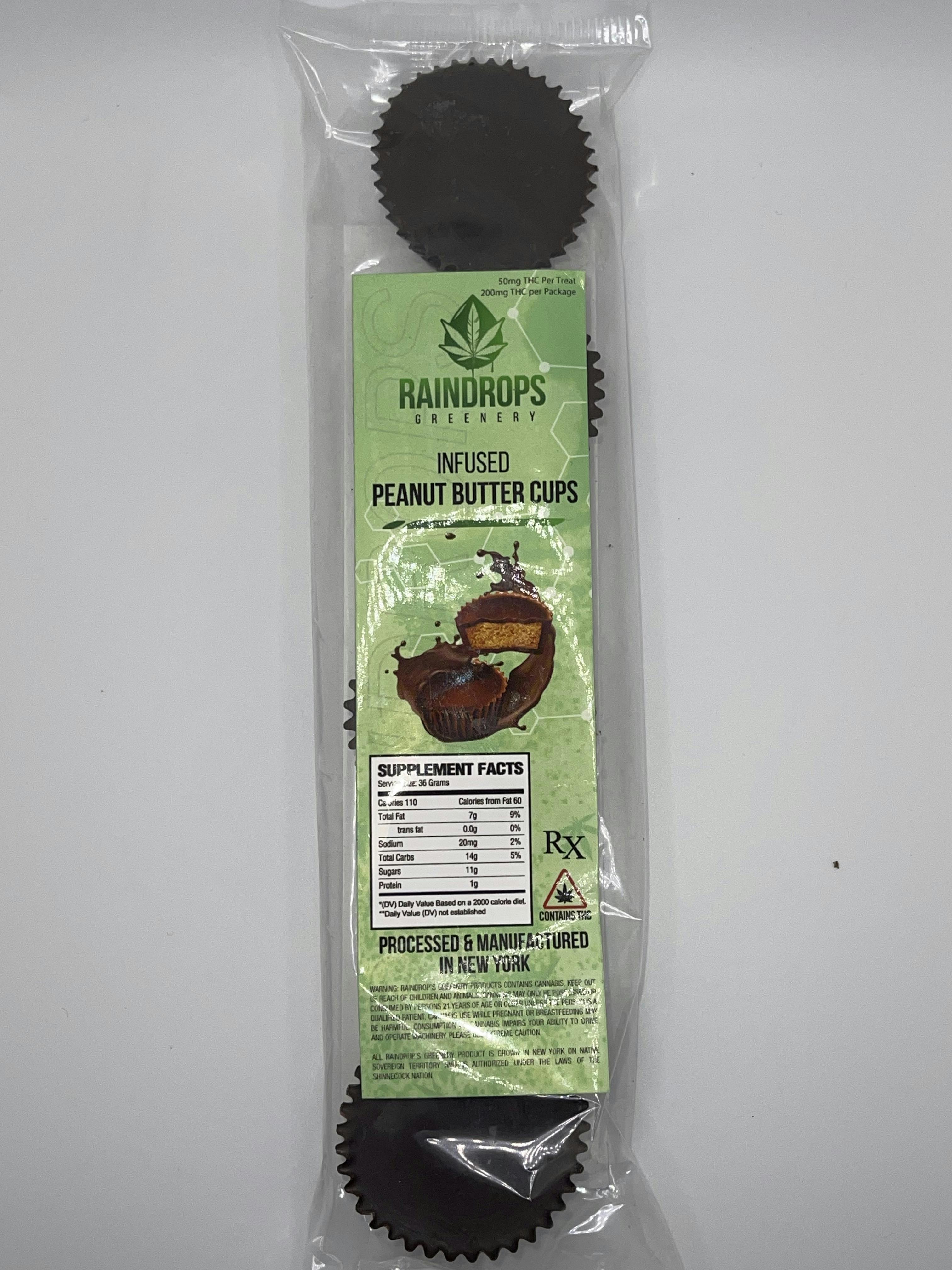 Rain Drops | Peanut Butter Cups | 200mg Edible at Little Beach Harvest Dispensary
