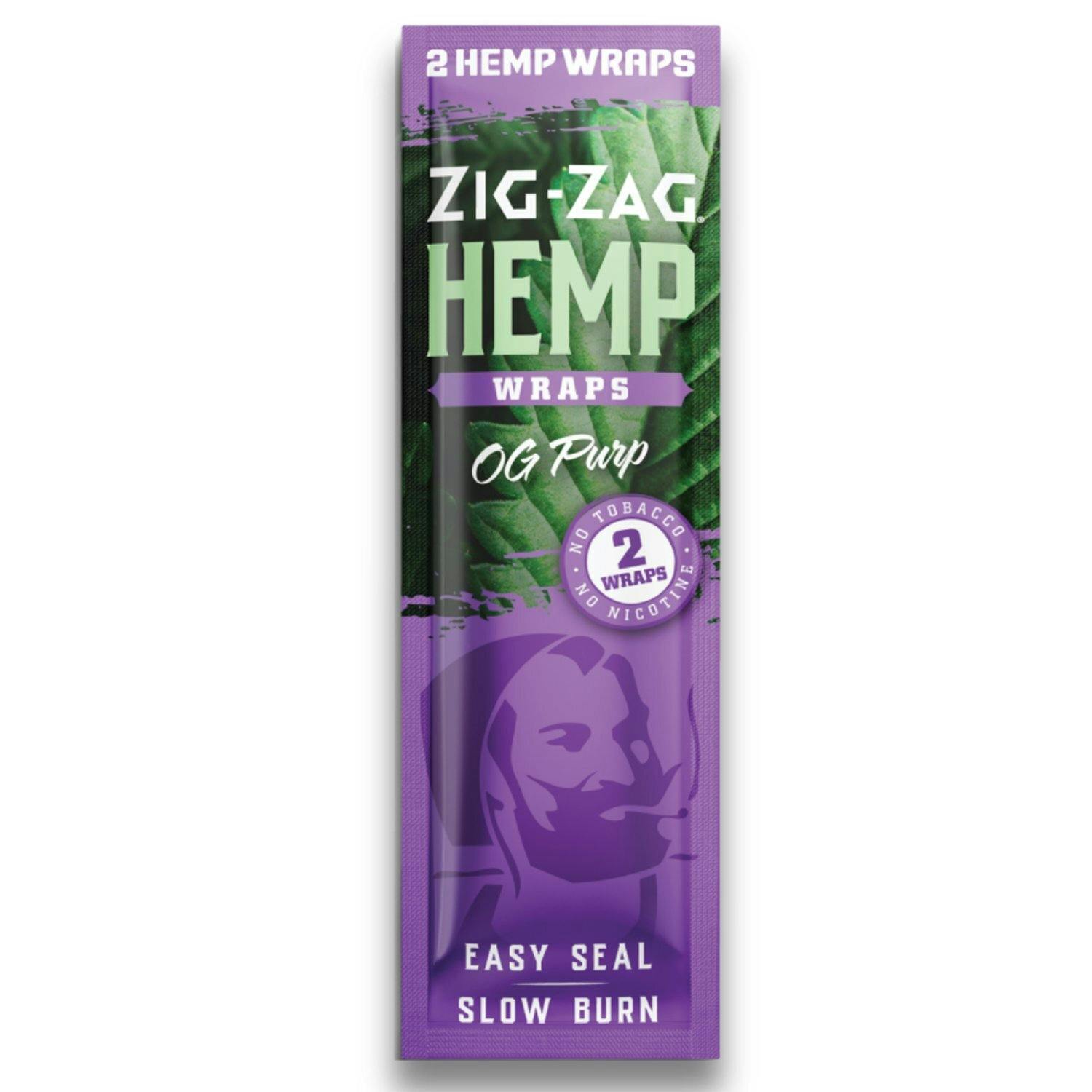 OG Purp Hemp Wraps [2pk] | Zig-Zag - Hemp Wraps