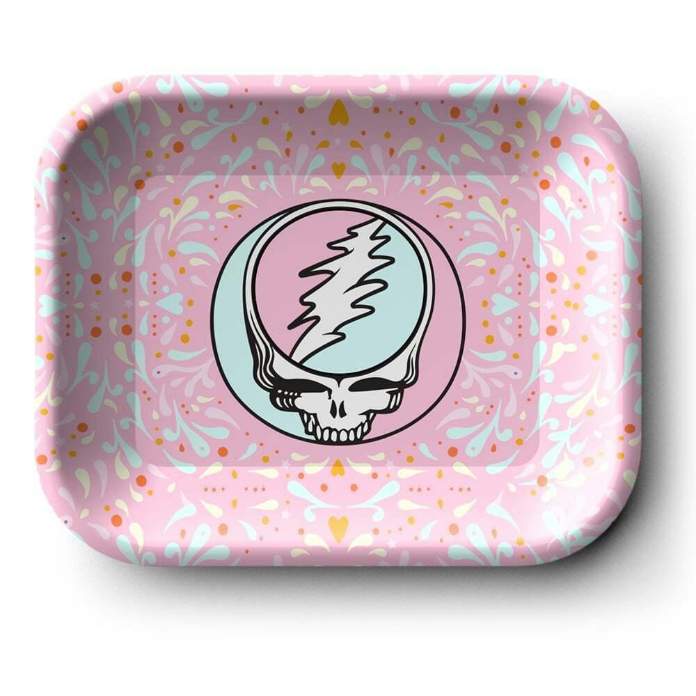 Grateful Dead - Pink & Blue [S] | Blazy Susan - Dead Head Rolling Tray