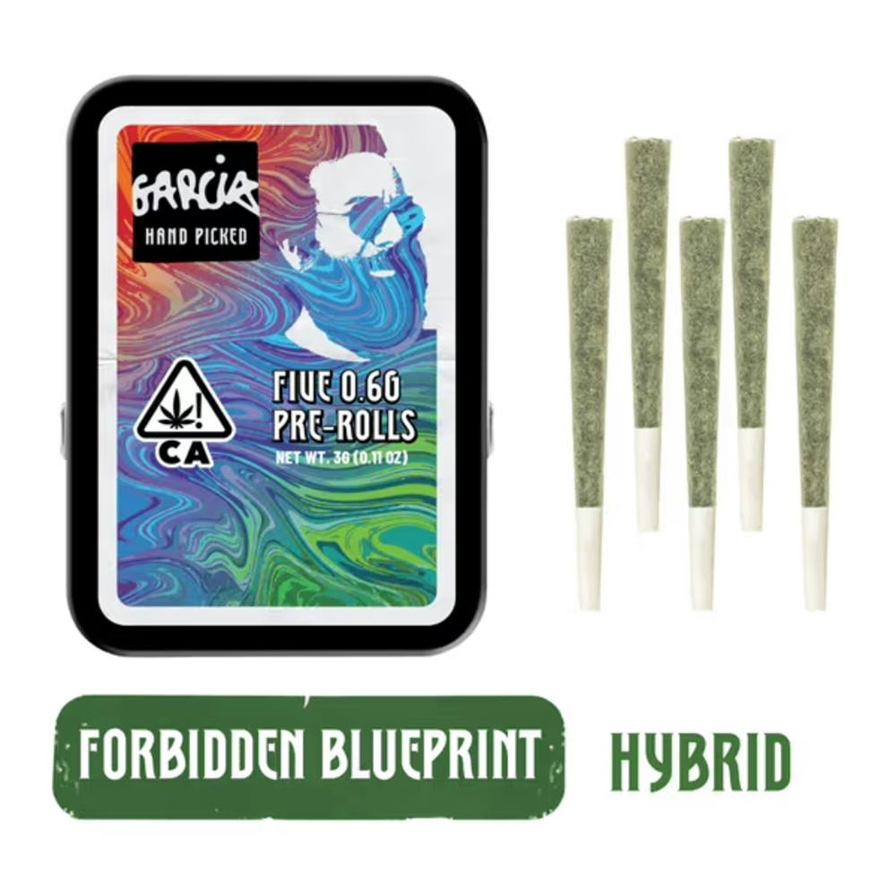 Foribdden Blueprint [.6g] | Garcia Hand Picked - 5 Pack Pre Roll