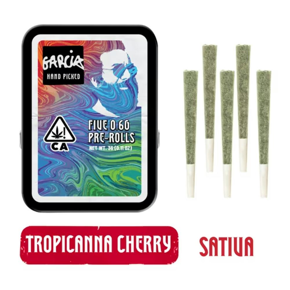 Tropicanna Cherry [.6g] | Garcia Hand Picked - 5 Pack Pre Roll