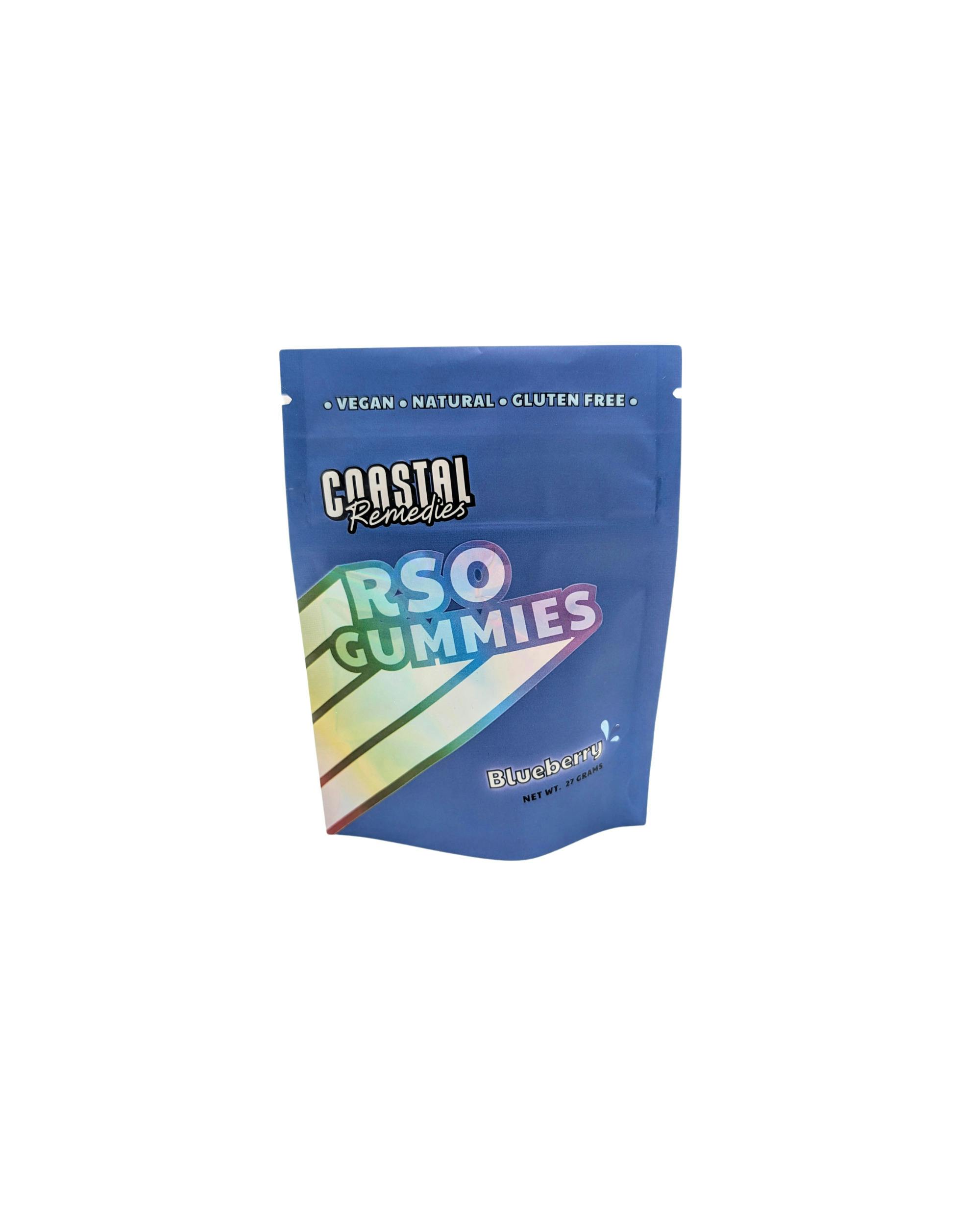 Blueberry | 250mg RSO Gummies | Coastal Remedies
