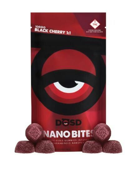 REC - Dosd Chill Vibes - Black Cherry 1:1 (100mg THC/100mg CBD + REISHI MUSHROOMS)