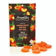 REC - Smokiez Fruit Chews - Sour Peach (100mg)