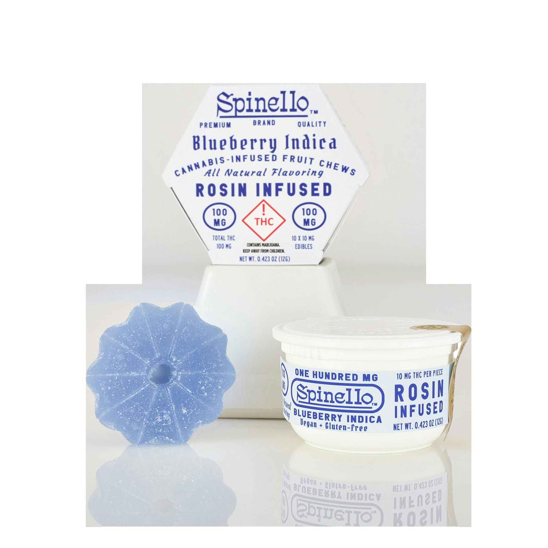 REC - Spinello Rosin Fruit Chews - Blueberry (100mg)