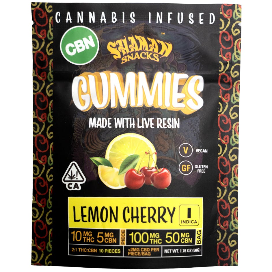 Shaman Snacks — Lemon Cherry Gelato