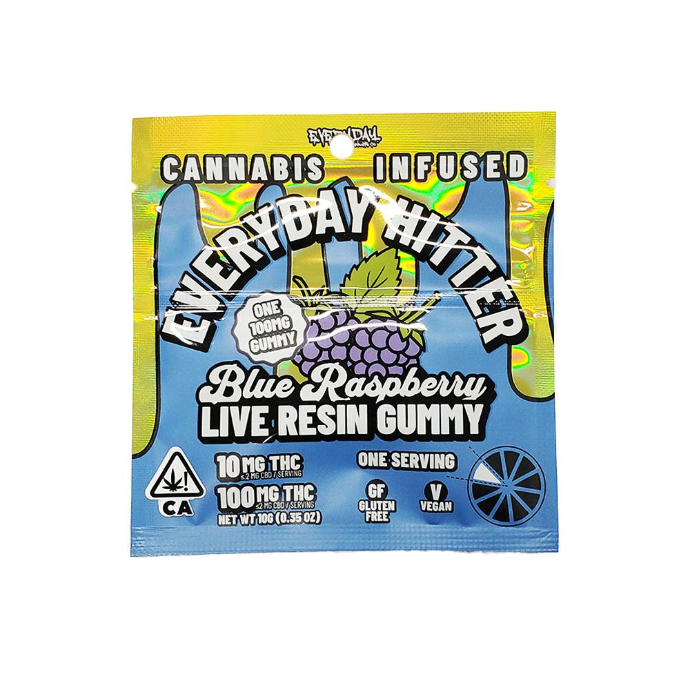 Everyday Hitter - 100mg Gummy (Blue Raspberry-Hybrid) at The Kana Company