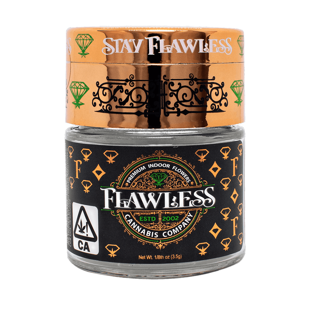 Flawless: 3.5g Flower (Lemon Cherry Donny-Hybrid)